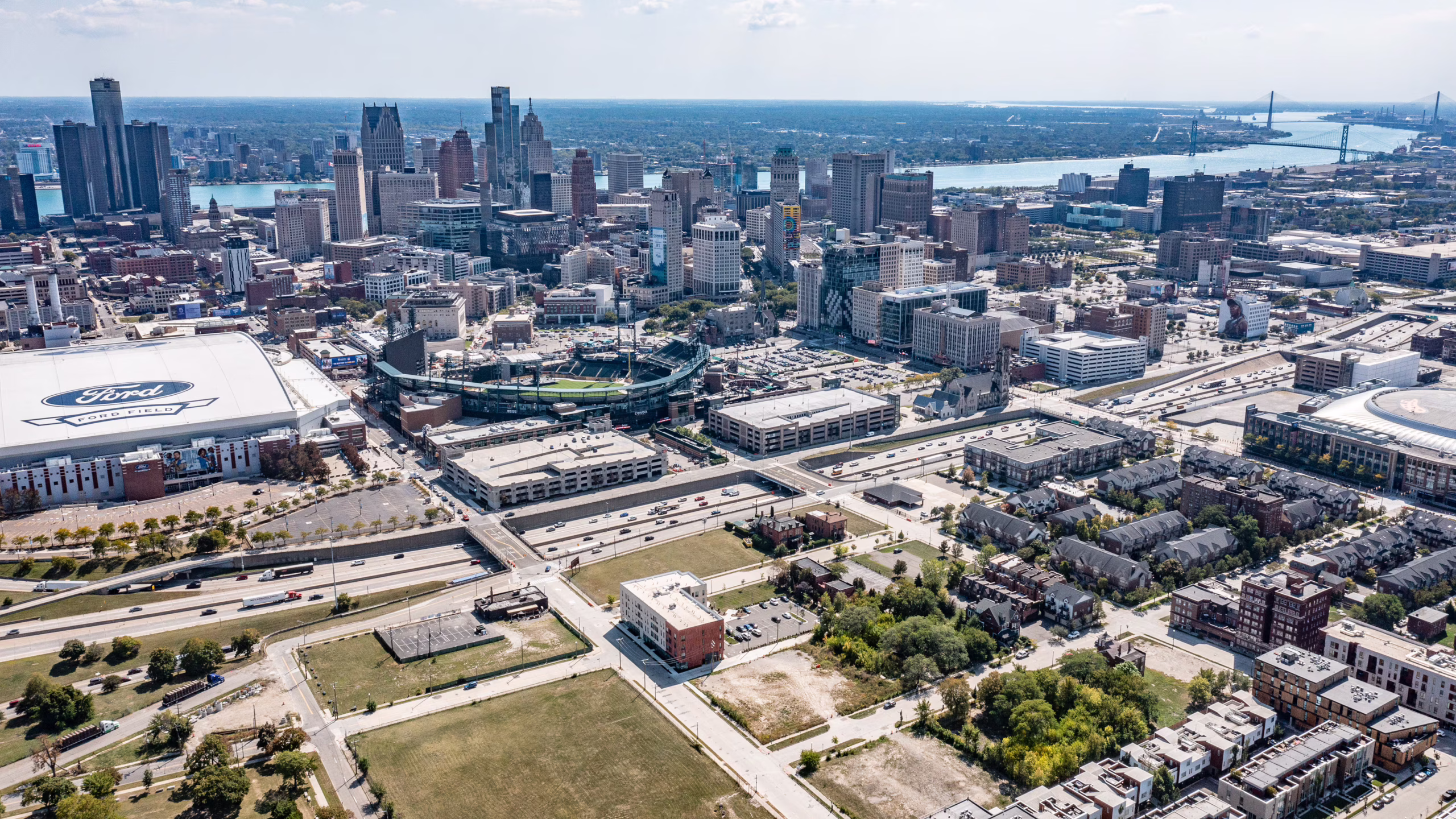 Metro Detroit service area map